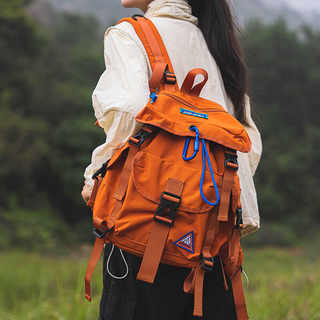 Niche Design Mountaineering Bag, Waterproof Youth Travel Bag, Large Capacity Flip-Top Trendy Brand Backpack, College Student Bag