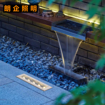 led long buried light strip linear outdoor waterproof light steps corridor aisle square rectangular buried light