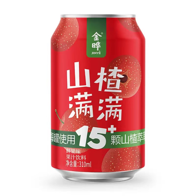 Sam Jin Ye hawthorn full of hawthorn juice 310ml * 24 whole box loaded with juice drinks to open the stomach