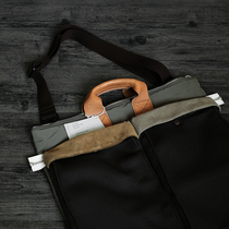 Authorized spot Hender Scheme Japanese leather stitching olive green helmet bag shoulder bag vintage