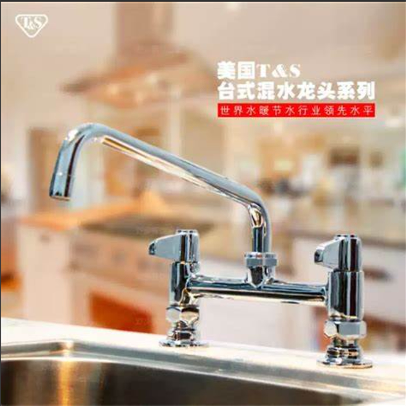 Original American T&S Tian Shi Desktop Mixing Arm Faucet 5F-8Dls10 Detachable Swing-Type Faucet Original American T&S Tian Shi Desktop Mixing Arm Faucet 5F-8Dls10 Detachable Swing-Type Faucet