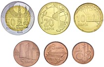 Azerbaijan 2006 clear year coin 6 sets of a large set of 1-3-5-10-20-50 Gobi