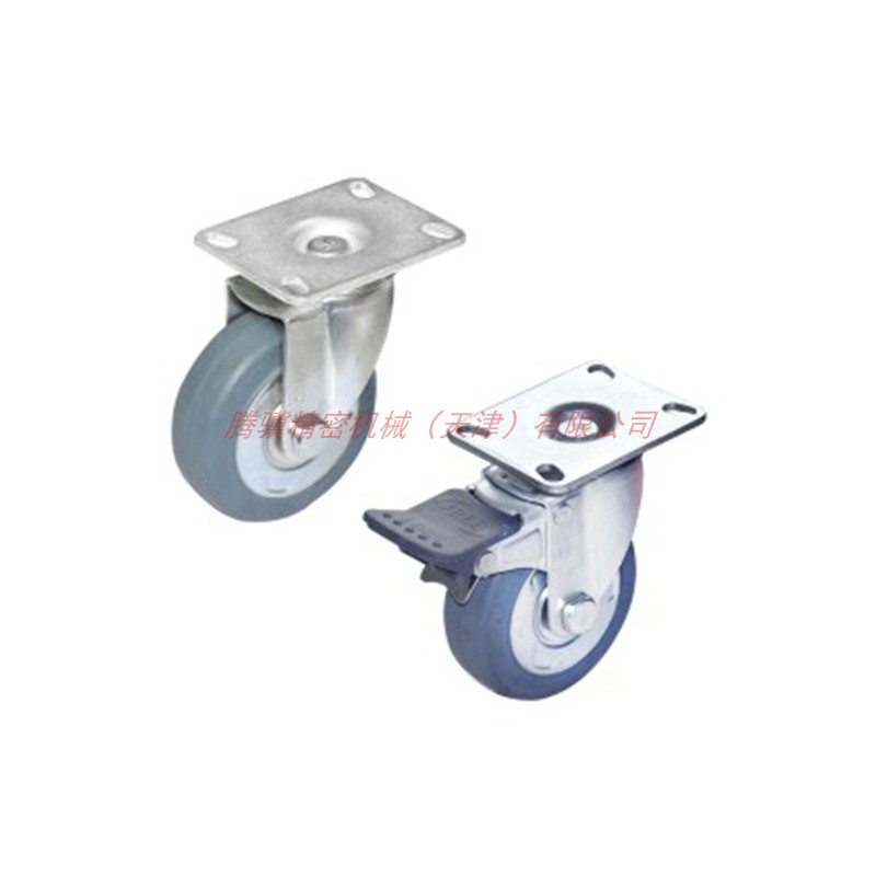 J-CPG01-D100-RC Yiheda Caster Imported Caster Flat Bottom Active Type Medium Light Load J-CPG
