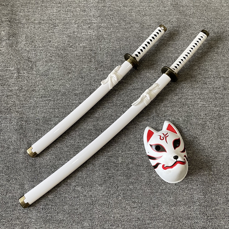 A word for children with sheathed white sword, sword, autumn water, eastern samurai wooden knife