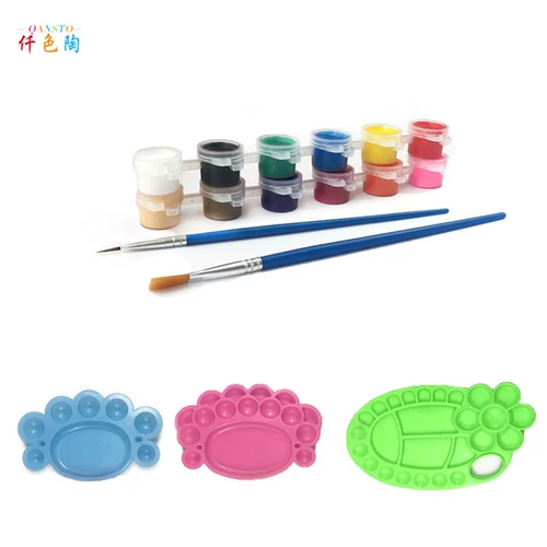 Пигментированный акрил, нейлоновая кисть, лайнер, гуашь, акварель, детский художественный кабель