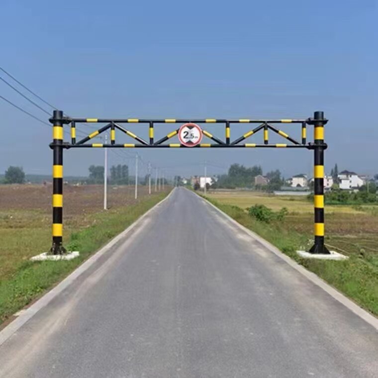 Height limit pole railway highway rural road anti-collision height limit fixed open adjustable high-speed gantry