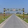 Height limit pole railway highway rural road anti-collision height limit fixed open adjustable high-speed gantry