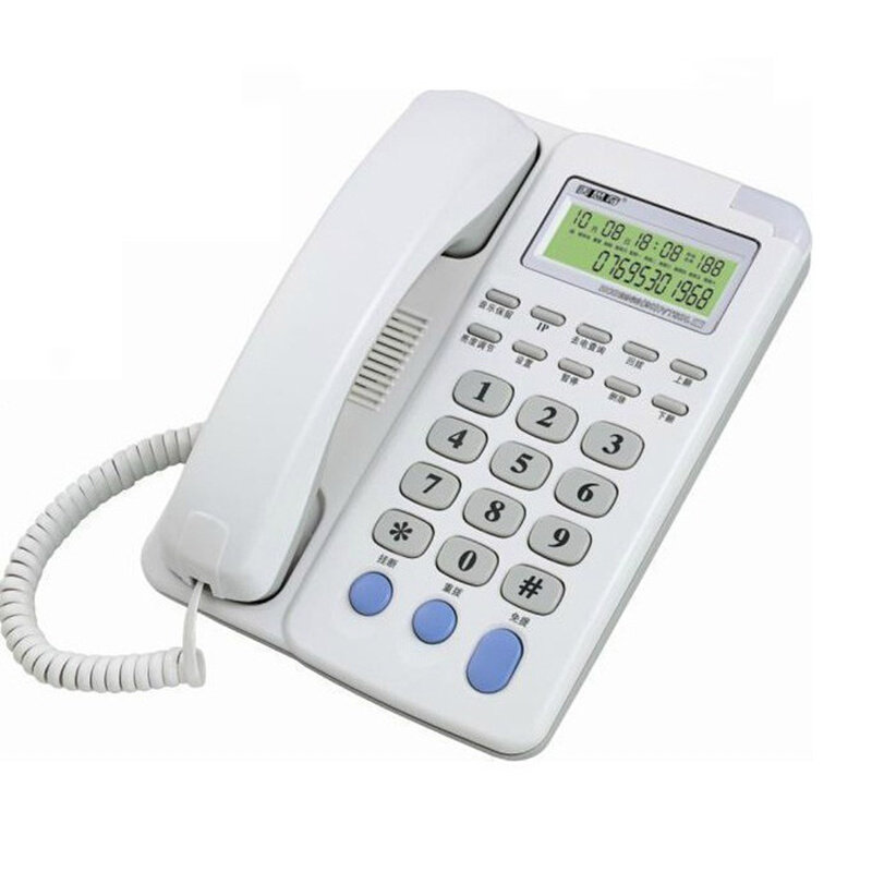 Meathic 2007 With Rope Telephone Landline Phone Support Hands-free Call Fixed Telephone Office Hotel