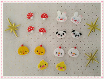 Hand sewn baby with mini hot paste cloth blythe strange high bjd baby clothing material hot painting hot paste T-shirt