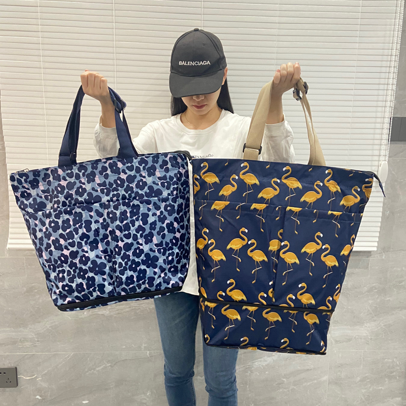 Expandable oversize travel bag Hand short luggage bag to be produced Fitness Bag Out of Poor Sleeve Pull Rod