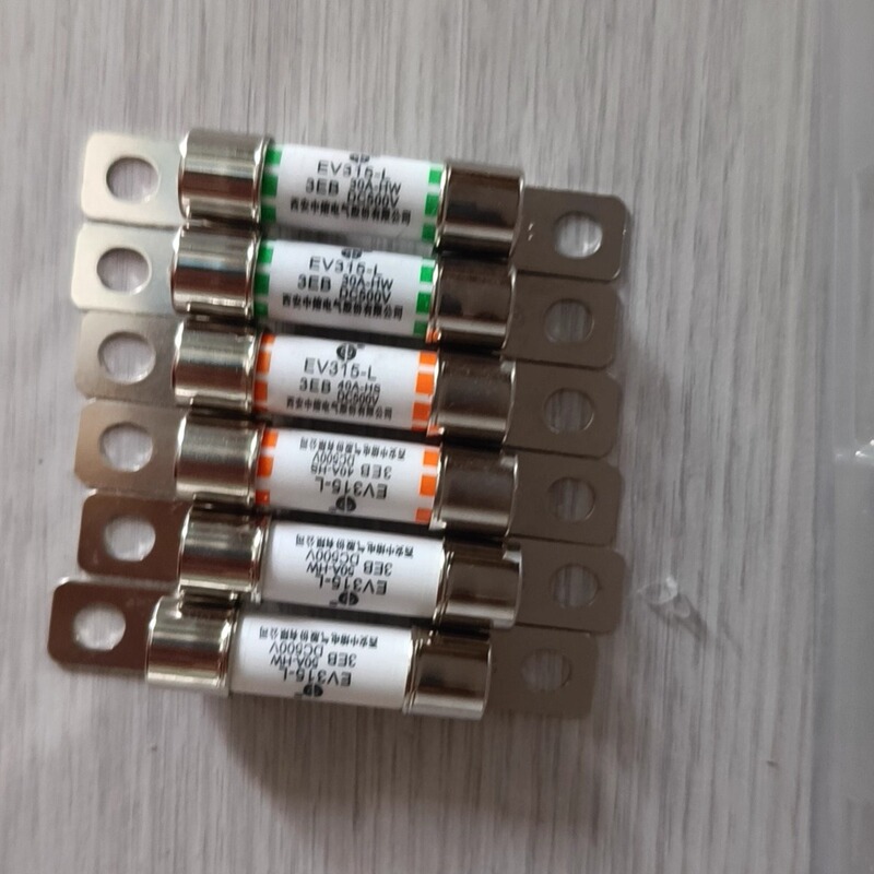 Brand New Zhongrong Ev315-L New Energy Compressor 500V High-Voltage Fuse 30A 40A 50A Insurance Brand New Zhongrong Ev315-L New Energy Compressor 500V High-Voltage Fuse 30A 40A 50A Insurance