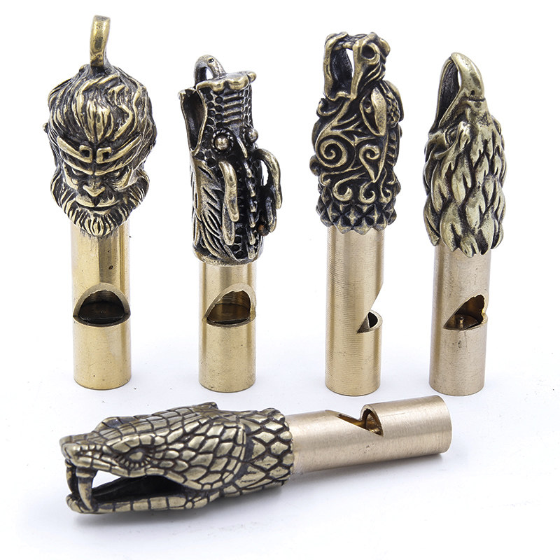 Brass Mouth Whistle Referee Outdoor Training Alt Lifesaving Boy Basketball Sports Teacher Professional Whistle