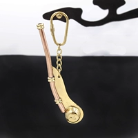 Латунный дорожный свисток для тренировок, креативный подарок