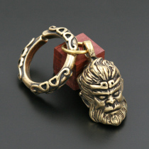 Guo Tide Brass Monkey XII Zodiac Zodiac Motor Key Closed to Men and Women Personal Renaissance Creative Gift