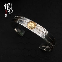 Yinchuji Jian kenkikuchi Ray Tang grass bracelet 924 silver 24k wrong gold handmade Takahashi