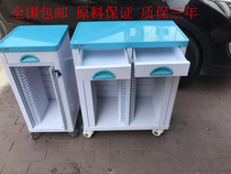 Promotion Stainless Steel Medical History ABS Plastic Medical History Clip Information Car Case File Cabinet Single Double Row Thickened Hospital Use