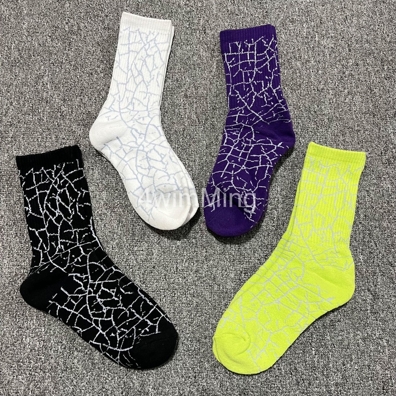 Fucking Awesome Towel-Bottomed Socks with Crackle Pattern
