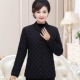 Quần áo phụ nữ trung niên mùa xuân và mùa thu áo khoác mẹ mùa đông 50-60-70 tuổi bà tải quần áo cotton quần áo cũ