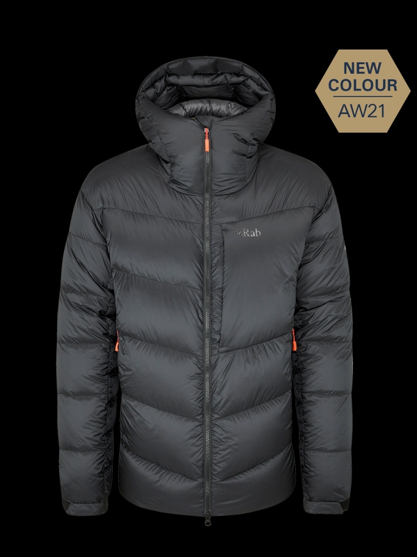 Rab Men's Hooded down Jacket with High down Fill Power 800 Fill Power Goose down Comfortable Warm Windproof down Jacket Qdn-69