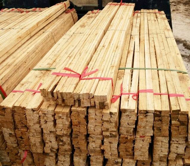 Pine Wood Cedar Wood Logistics Packaging Slats Wood Express Packing Wooden Frame Packing Materials Sofa Wood Strips