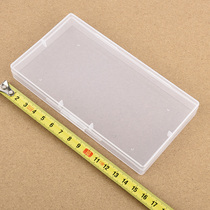 Rectangular PP box Plastic box Transparent 149x80x18 covered flat storage box Jewelry accessories packaging box