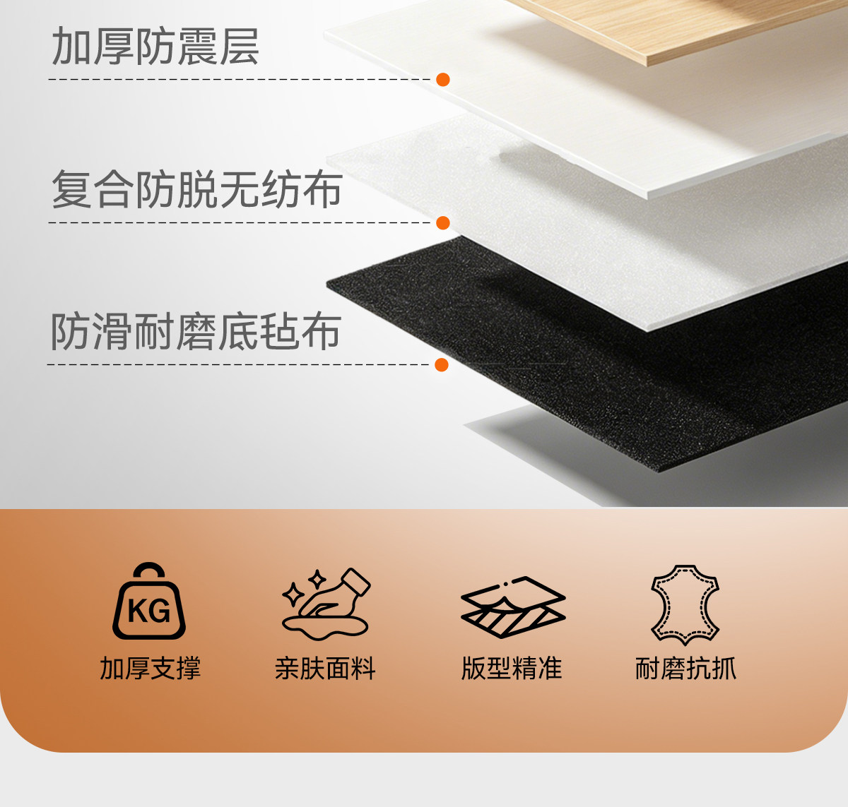 Car rear seat sleeping pad with stand, foldable car travel bed, SUV and sedan rear seat children's sleeping tool