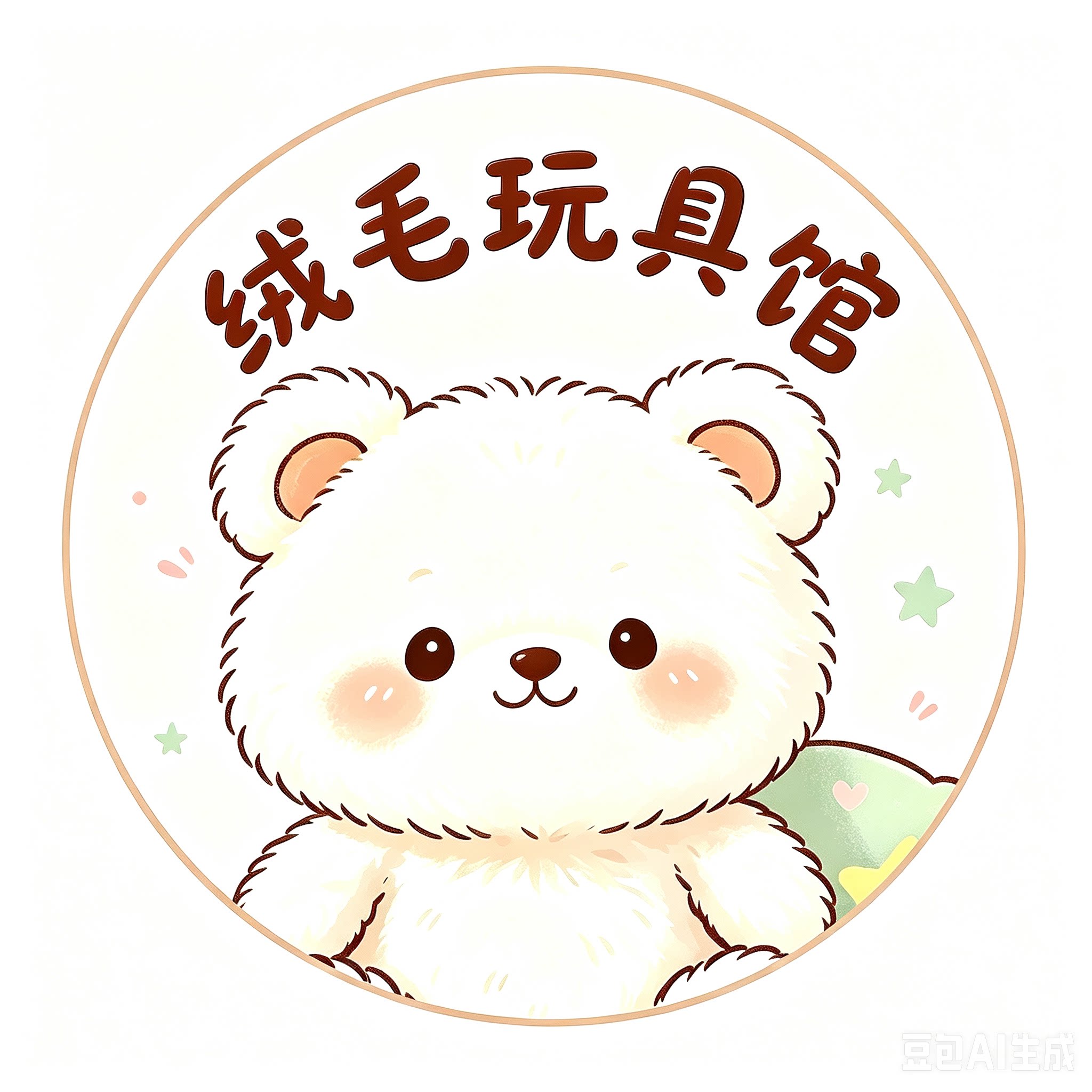 毛绒玩具馆的LOGO
