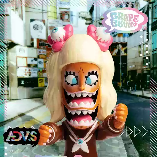 永井豪 PAWS NOVA ADVENTURER SAMSAM シュリンク付き 现货PAWS 永井豪ADVENTURER SAMSAM 100% 冒险家森森盲盒-淘宝Taobao