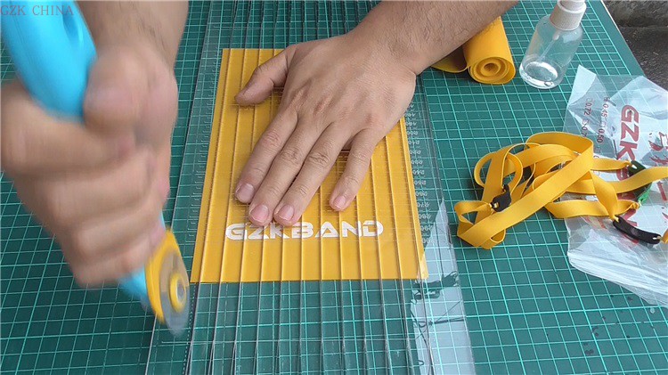 Flat leather gluten without frame flat bar cutting ruler acrylic taper ruler cutting assistant