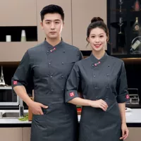 Серый 【кросс -рукав + фартук】