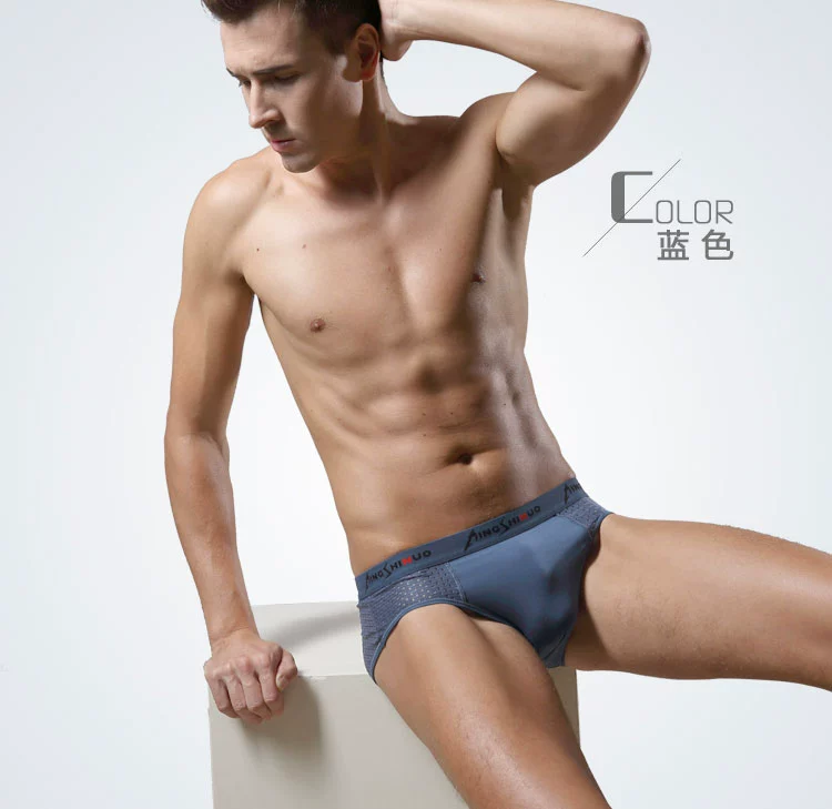 Quần lót nam bằng băng lụa thoáng khí U lồi cỡ lớn boxer modal 裆 裆 vớ cotton quà tặng