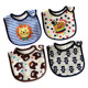 ສົ່ງອອກໄປຍີ່ປຸ່ນ baby cotton bibs waterproof bear baby saliva towel newborn anti-vomiting bibs eating pockets