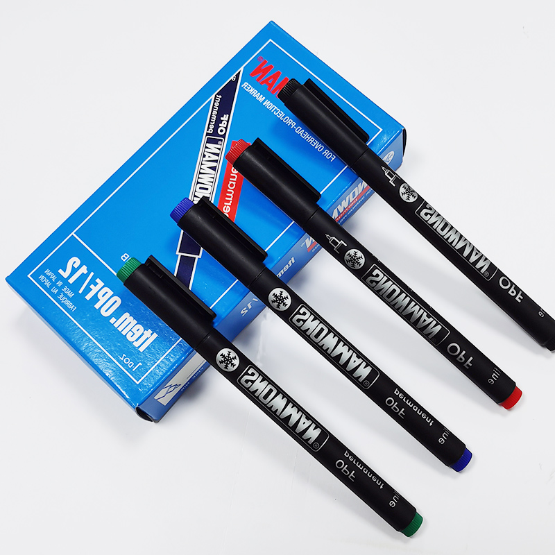 Japanese snowman oily pen S F M marker pen waterproof quick-drying CD disc pen film pen film projection pen
