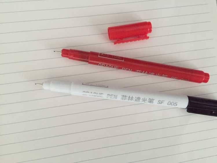 Ultra - fine mark Pen Oil Mark Jade special pen speed dry without retreat pen tip 0 05mm