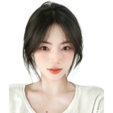 Парик с челкой в ​​виде лагуны для женщин, полные человеческие волосы на макушке, замена естественного лба и бакенбардов, бесследная замена линии роста волос