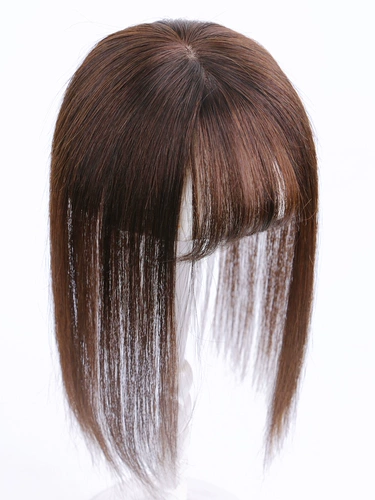 Парик, шиньон-макушка изготовленный из настоящих волос на макушку, придает объем