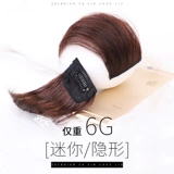 Невидимый парик изготовленный из настоящих волос, шиньон-макушка, придает объем