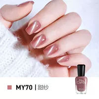 MY70 сладкая пряжа/люгуанская фасоль красная [кошачий глаз]