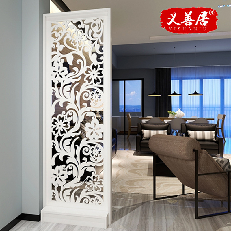 Modern minimalist living room furniture screen hollow seat screen partition rack flower stand fashion porch screen partition cabinet