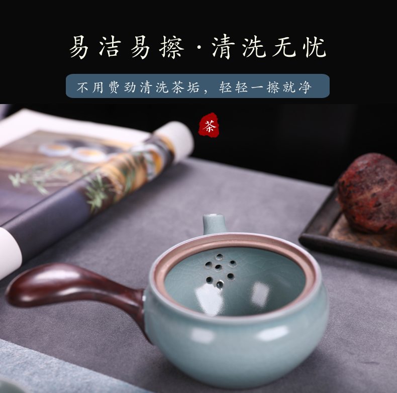 Kung fu tea set suits for domestic high - grade tea ware jingdezhen ceramics portable travel 9 sets your up of a complete set of tea sets