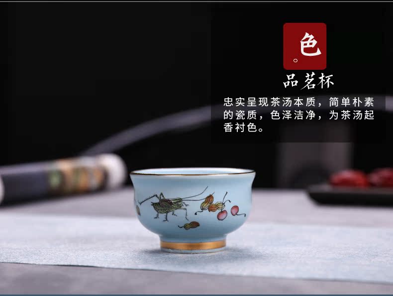 Kung fu tea set jingdezhen ceramic home portable travel office high - grade up phnom penh your up of a complete set of tea service