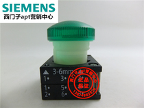 (False one penalty ten) Original German Siemens green indicator lamp 3SB3001-6BA40