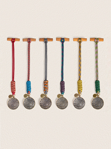 Jia Ru Xin Cuo Nine Palaces and Eight Trigrams Pure Copper Hanging Ornament Auspicious and Wishful Original Handmade Tib