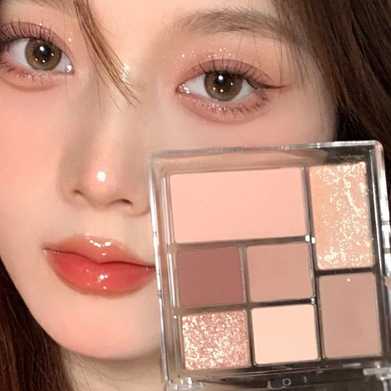 juduo orange eye shadow seven color fun disc hot selling list amber earth color 17 bright sheet 2021 new eye shadow disc