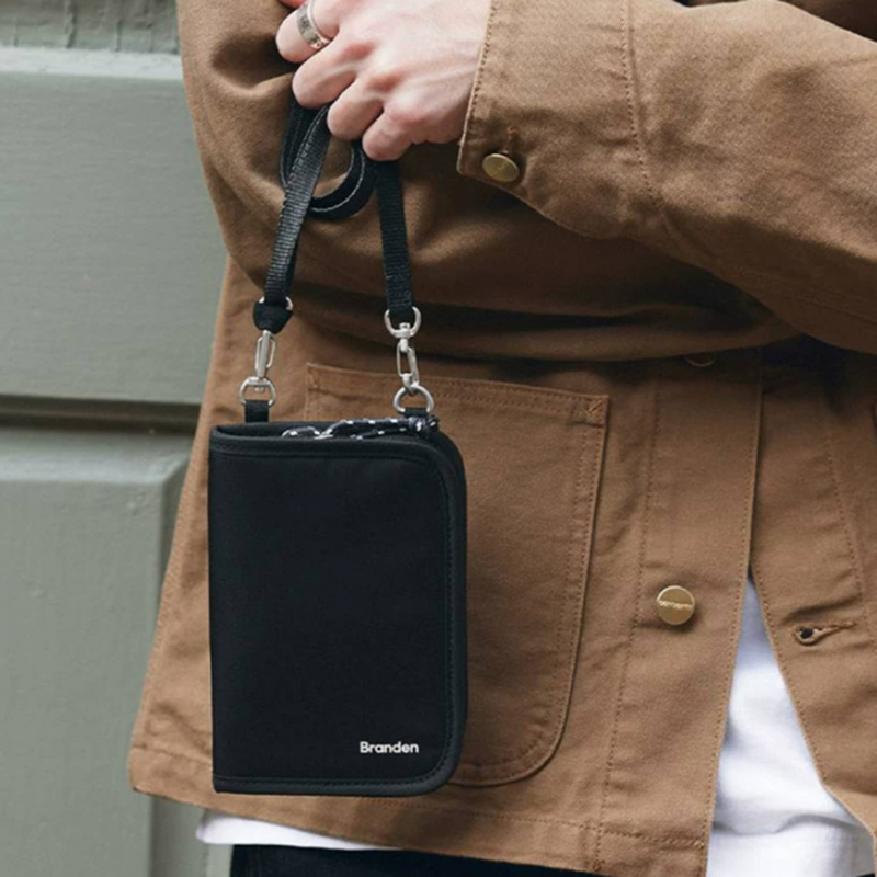 Korean Niche Brand Branden Passport Holder, Document and Card Holder, Unisex Crossbody Portable Multifunctional Storage Bag Korean Niche Brand Branden Passport Holder, Document and Card Holder, Unisex Crossbody Portable Multifunctional Storage Bag