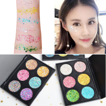 Glitter sequin eye shadow performance stage glitter eye shadow set performance eye shadow sequined eye shadow eye shadow corner decoration