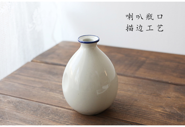 Ancient yuan 1 catty the an empty bottle with hand made decorative ceramic household hip ancientry jars furnishing articles winemaking small jugs