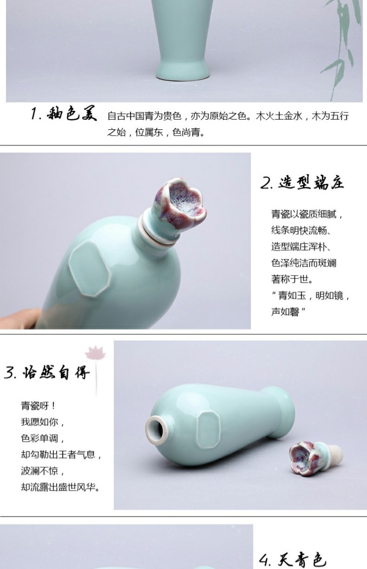 苑 jar Bình gốm nửa tải niêm phong chai rượu rỗng có nắp gốm lò nung thay đổi chai nhỏ giá để rượu