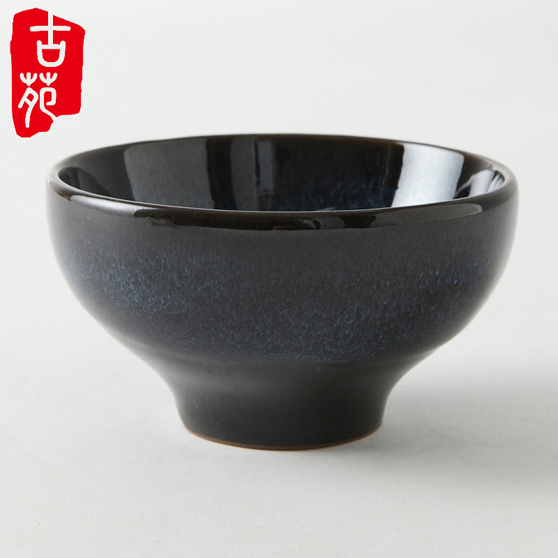 The ancient garden of yixing purple sand coarse pottery kung fu tea set point ceramic tea variable Japanese tea bowl bowl