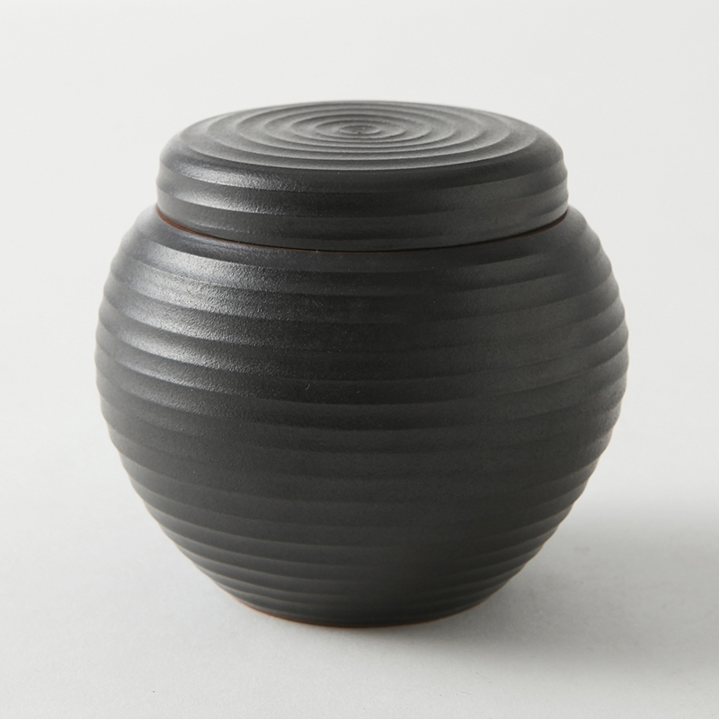 Violet arenaceous coarse some ceramic porcelain tea pot and tea caddy fixings up seal storage POTS pu 'er red and green tea pot